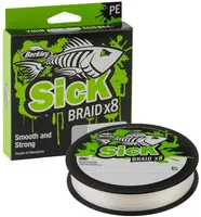 Berkley splétaná šňůra sick braid white 150 m - 0,06 mm 5,4 kg