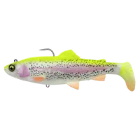Savage gear gumová nástraha 4d rattle shad trout sinking lemon trout - 12,5 cm 35 g