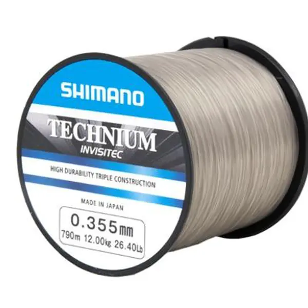 Shimano vlasec technium invisitec šedý - 0,405 mm 620 m
