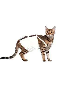 Bandáž břišní č.1 pro kočky 33cm 1ks Cvet