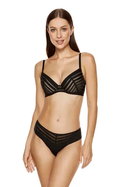 Push-up podprsenka Luna / B1 - černá