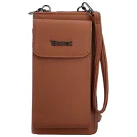 Dámská crossbody kapsa hnědá - Coveri Vivika