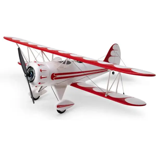 E-flite Waco 0.55m SAFE Select BNF Basic biele