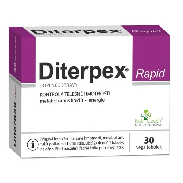 Nutri Czech Diterpex Rapid Vega Tobolek 30