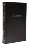 KJV, Pew Bible, Large Print, Hardcover, Black, Red Letter, Comfort Print - Thomas Nelson