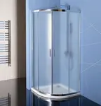 Polysan - Sprchová zástena štvrťkruhová, 90x90 cm, sklo Brick EL2638ROZ1