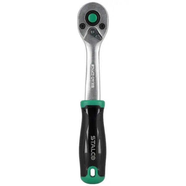 Ráčna zahnutá 1/4”, 90T, 145 mm, STALCO