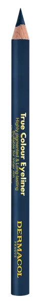 DERMACOL True colour Drevená ceruzka na oči - Dark Blue 4 g
