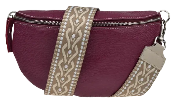 NovaKabelka.cz Reni Grande Bordo s přídavným popruhem