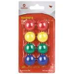 Barevné magnety pro magnetické tabule 8x20mm