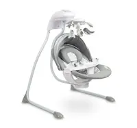 Caretero Elektronická houpačka s kolotočem RAFFI - grafit