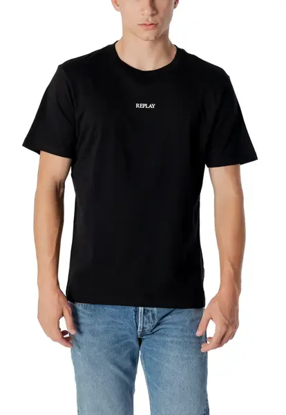 Černé triko Replay