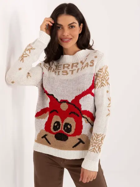 Vánoční svetr s motivem soba