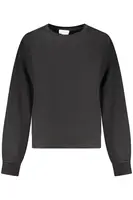 Černá mikina bez kapuce