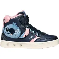 Geox J SKYLIN Dievčenské členkové tenisky, tmavo modrá, veľkosť