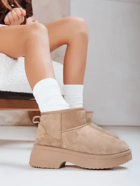 Dámske béžové snehule