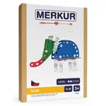 Merkur Detská kovová stavebnica Mini ZOO - Slon, 52 dielikov