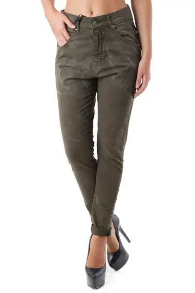 Dámske jednofarebné nohavice