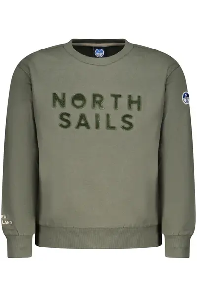 NORTH SAILS CHILDREN&#39;S ZIP-UP SWEATSHIRT, GREEN