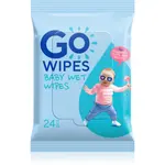 GoWipes Baby Wet Wipes dětské jemné vlhčené ubrousky pro atopickou pokožku 24 ks