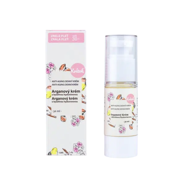 KVITOK Denní arganový krém pro zralou pleť 30+ BIO 30 ml