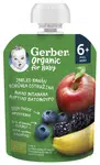 GERBER Organic kapsička jablko, banán, borůvka a ostružina 90 g