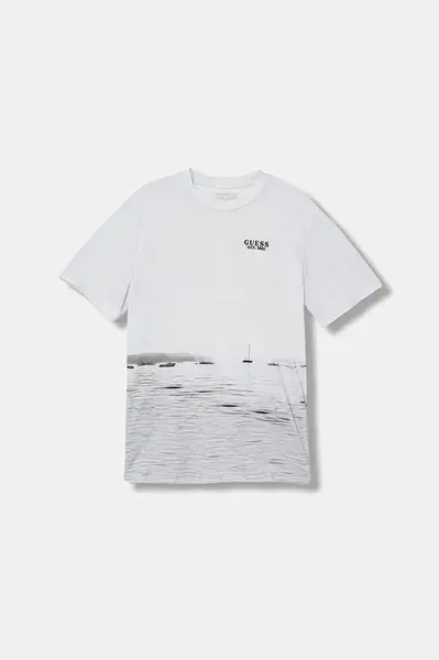 Dětské bavlněné tričko Guess