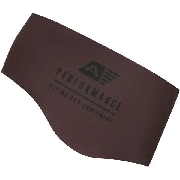 ALPINE PRO BELAKE Univerzálna športová čelenka, hnedá, veľkosť
