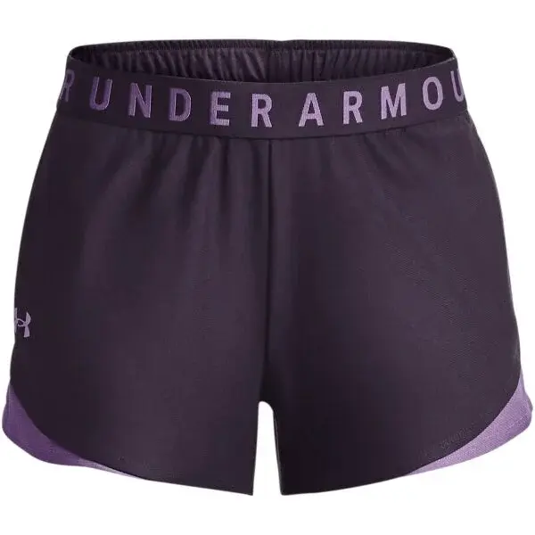 Under Armour PLAY UP SHORTS EMBOSS 3.0 Dámske šortky, fialová, veľkosť M