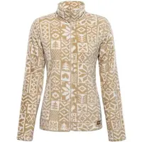 ALPINE PRO EFLINA Dámska flísová mikina, hnedá, veľkosť