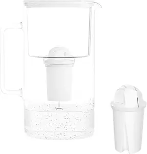 Wessper Skleněná konvice AquaClassic D2 3,3 l, bílá + 1 filtr