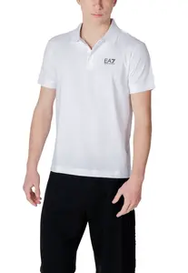 Bílé pánské polo triko EA7