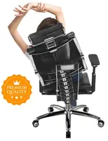 METTA Kancelářská židle YOGA 4D Triumph2 černá, širší sed