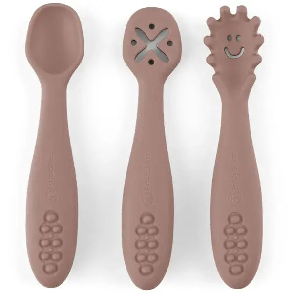 Petite&Mars Take&Match 6m+ lžička pro děti Velvet Latte 3 ks