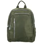 Trendy dámský textilní batoh Katina, zelený