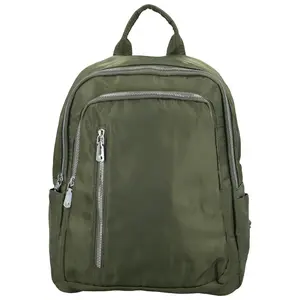 Trendy dámský textilní batoh Katina, zelený