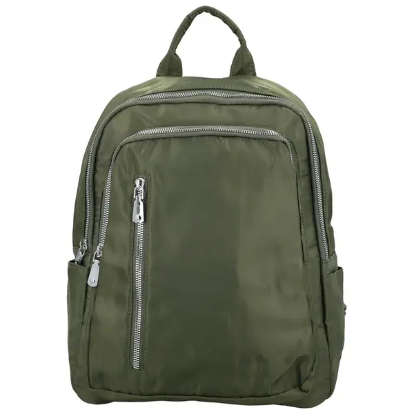 Trendy dámský textilní batoh Katina, zelený