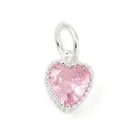 Brass Micro Pave Cubic Zirconia Pendants