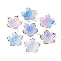 Transparent Acrylic Bead Caps