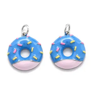 Brass Enamel Pendants