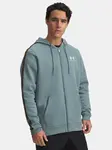 Pánská mikina Under Armour UA Icon Fleece FZ Taping-BLU - Pánské