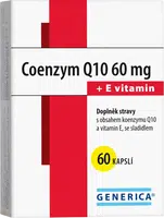 GENERICA Coenzym Q10 60 mg + E vitamin 60 kapslí