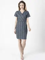 PERSO Woman's Women's dress with a cache-coeur neckline