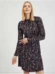 Černé dámské květované šaty ORSAY - Dámské