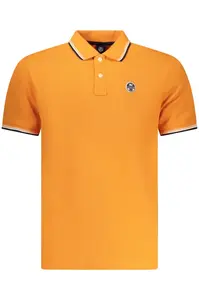 Oranžová polokošile s proužky