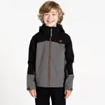 Dětská membránová bunda dare2b explore ii černá/šedá 152