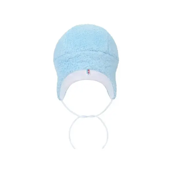 New Baby Zimní čepička  Nice Bear modrá, vel. 68 (4-6m)