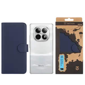 Flipové pouzdro Tactical Field Notes pro Xiaomi Redmi Note 15 5G, modrá