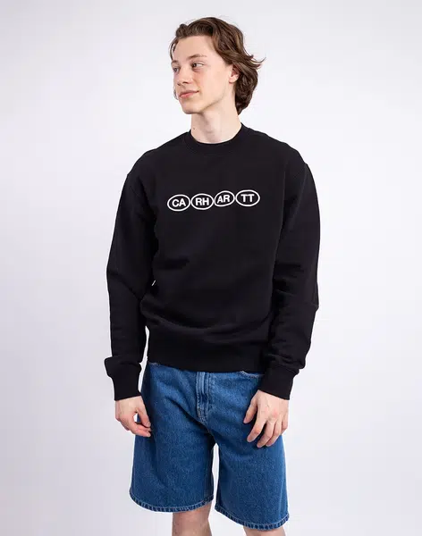 Carhartt WIP Bumper Sweat Black/White S