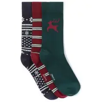 CELIO XMISOCHRIS Ponožky v darčekovom balení, tmavo zelená, veľkosť